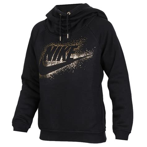 nike hoodie mädchen schwarz gold|Nike Hoodies for Girls .